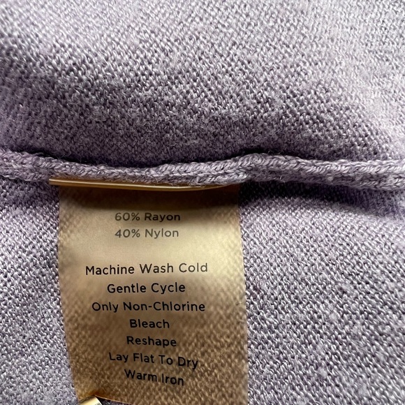 Talbots Lilac Turtleneck Sweater - Picture 7 of 8